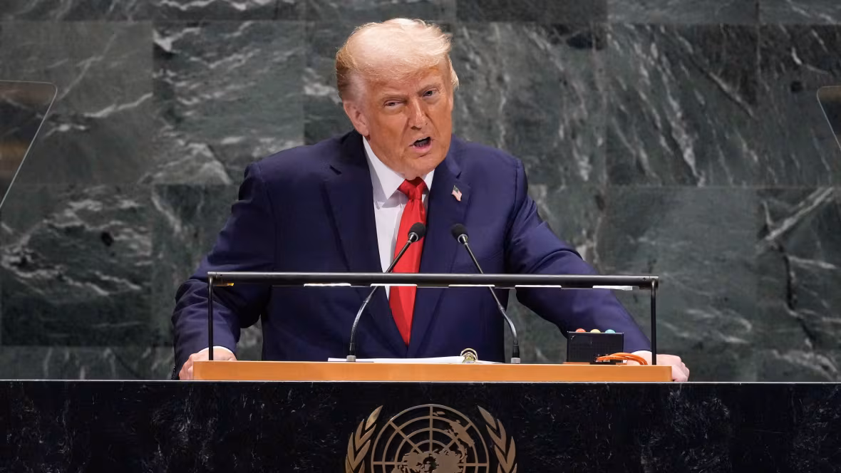 Trump Blasts UN on Migration and Climate in Glitch-Ridden General Assembly Address